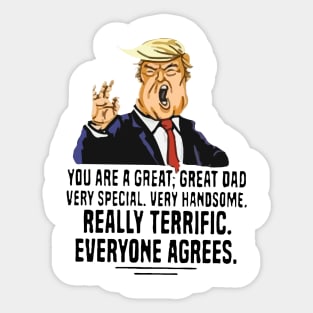 Donald Trump - Fathers Day Sticker